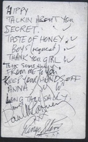 1963setlist